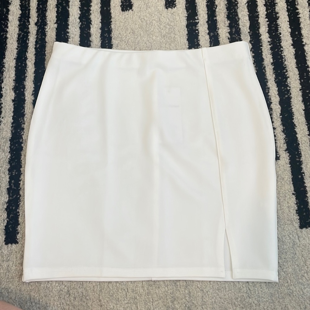 White Mini Skirt